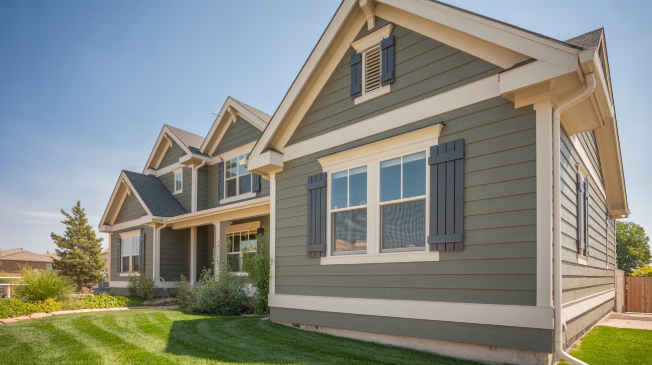 Professional exterior house painting by Build Pros